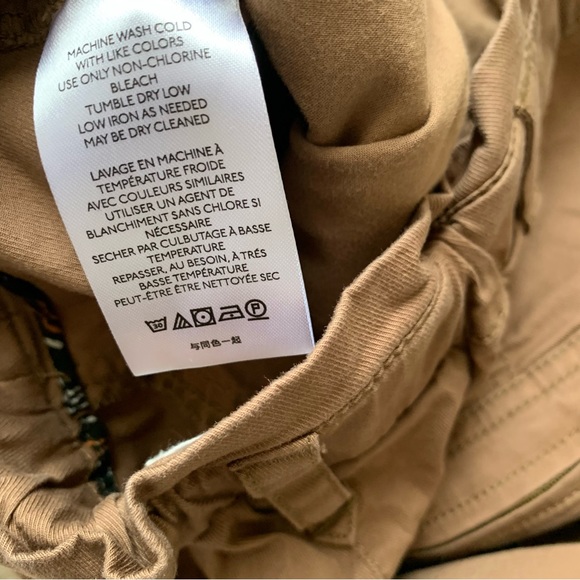 Anthropologie Ellie Utility Embroidered Trouser pants high waisted - Picture 16 of 16